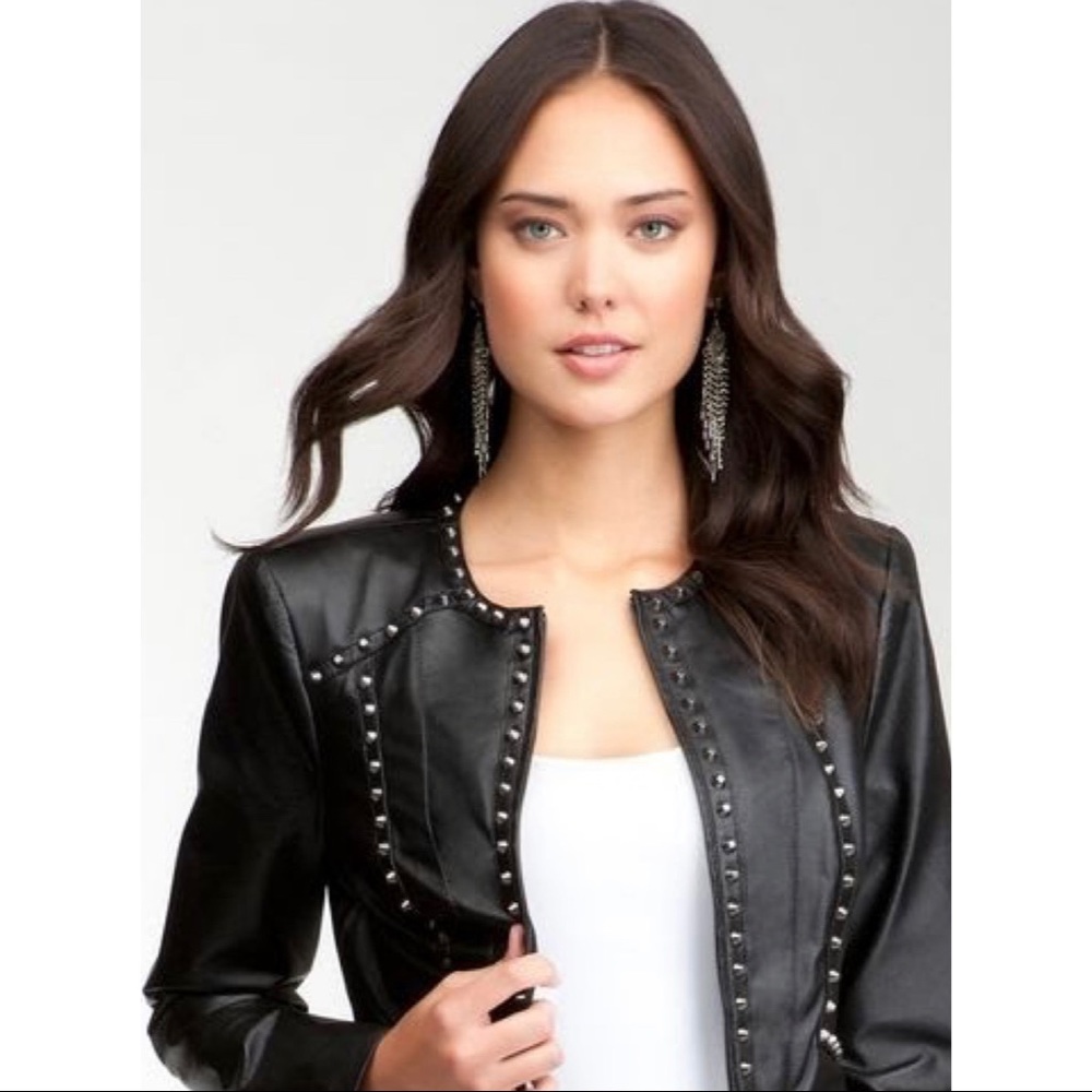 Bebe leather jacket
